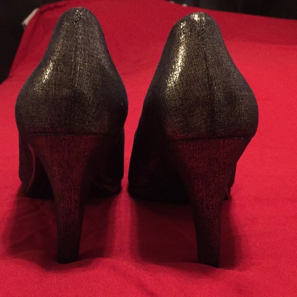 NATURALIZER N5 CONTOUR BLACK/GOLD SHINEY7.5M SHOES - Picture 5 of 7